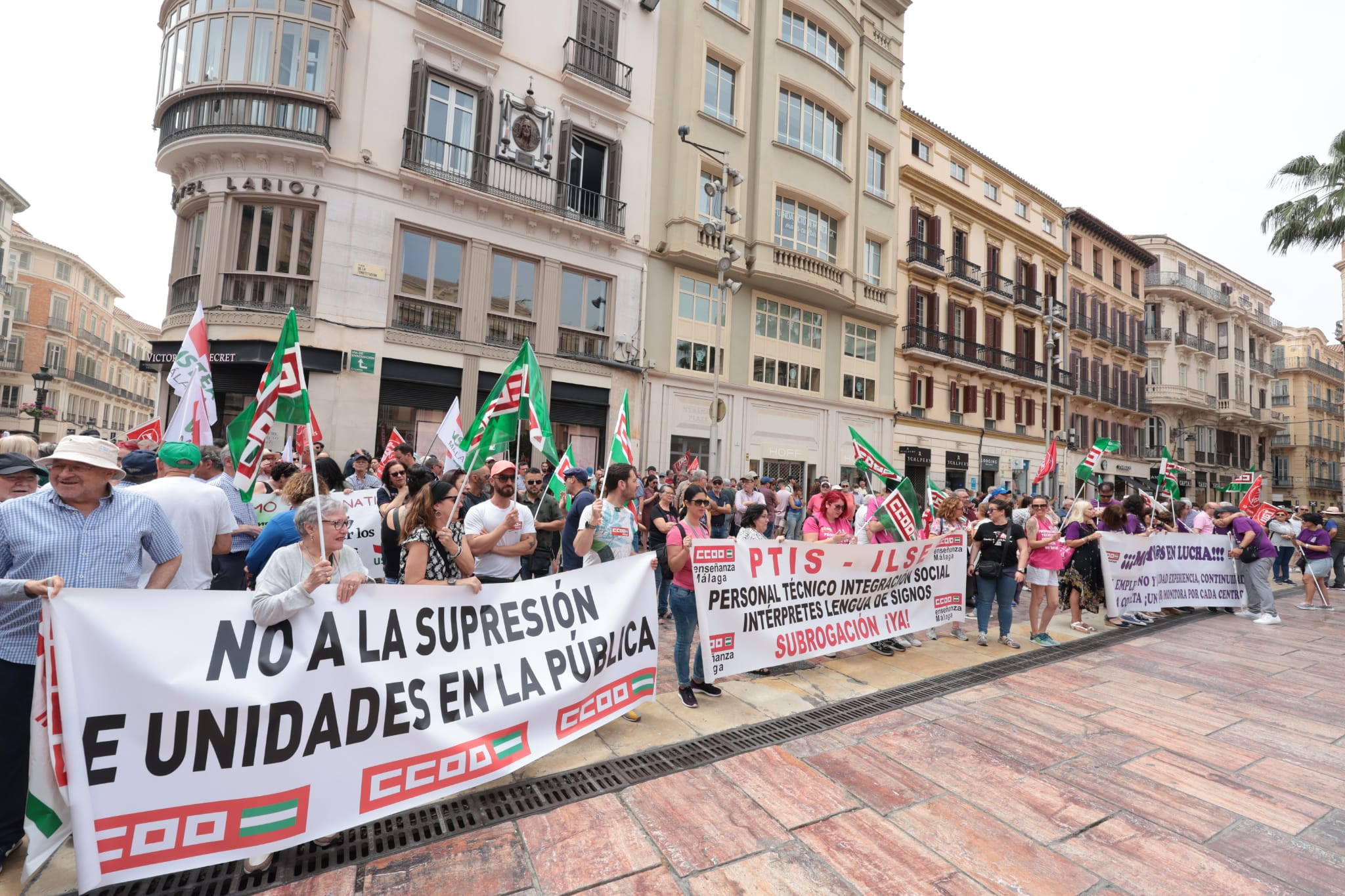 Malaga&#039;s May Day rally, in photographs