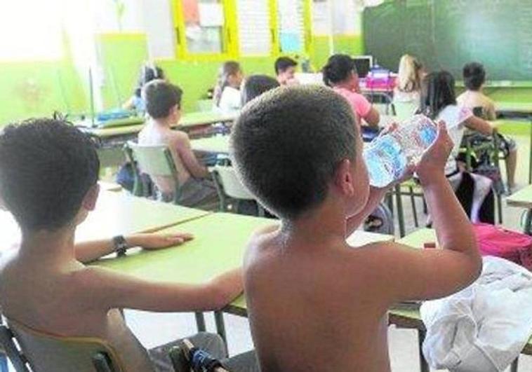 Schools in Andalucía able to activate high temperature protocols earlier than usual