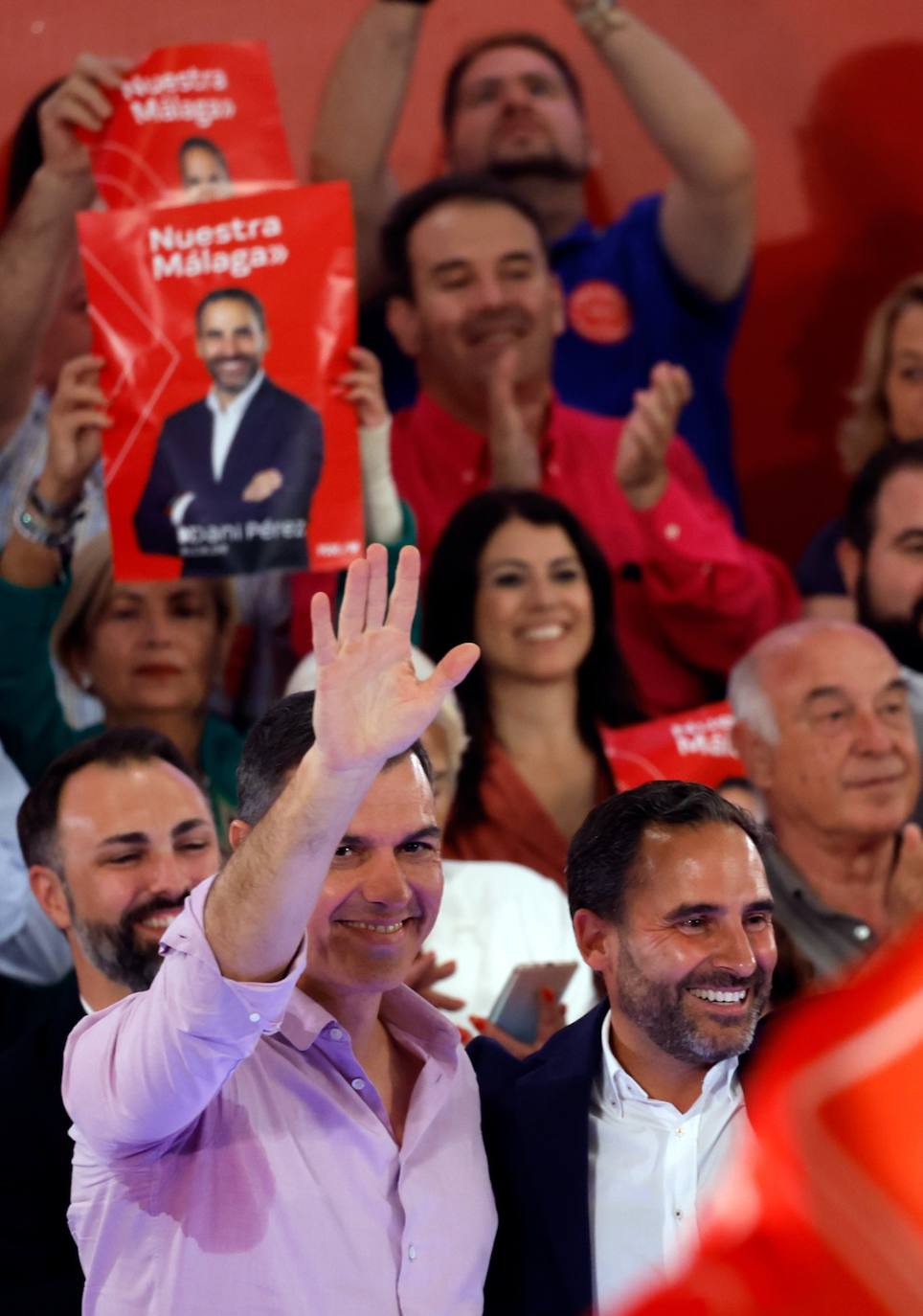 Spanish PM Pedro Sánchez in Malaga ahead of municipal elections