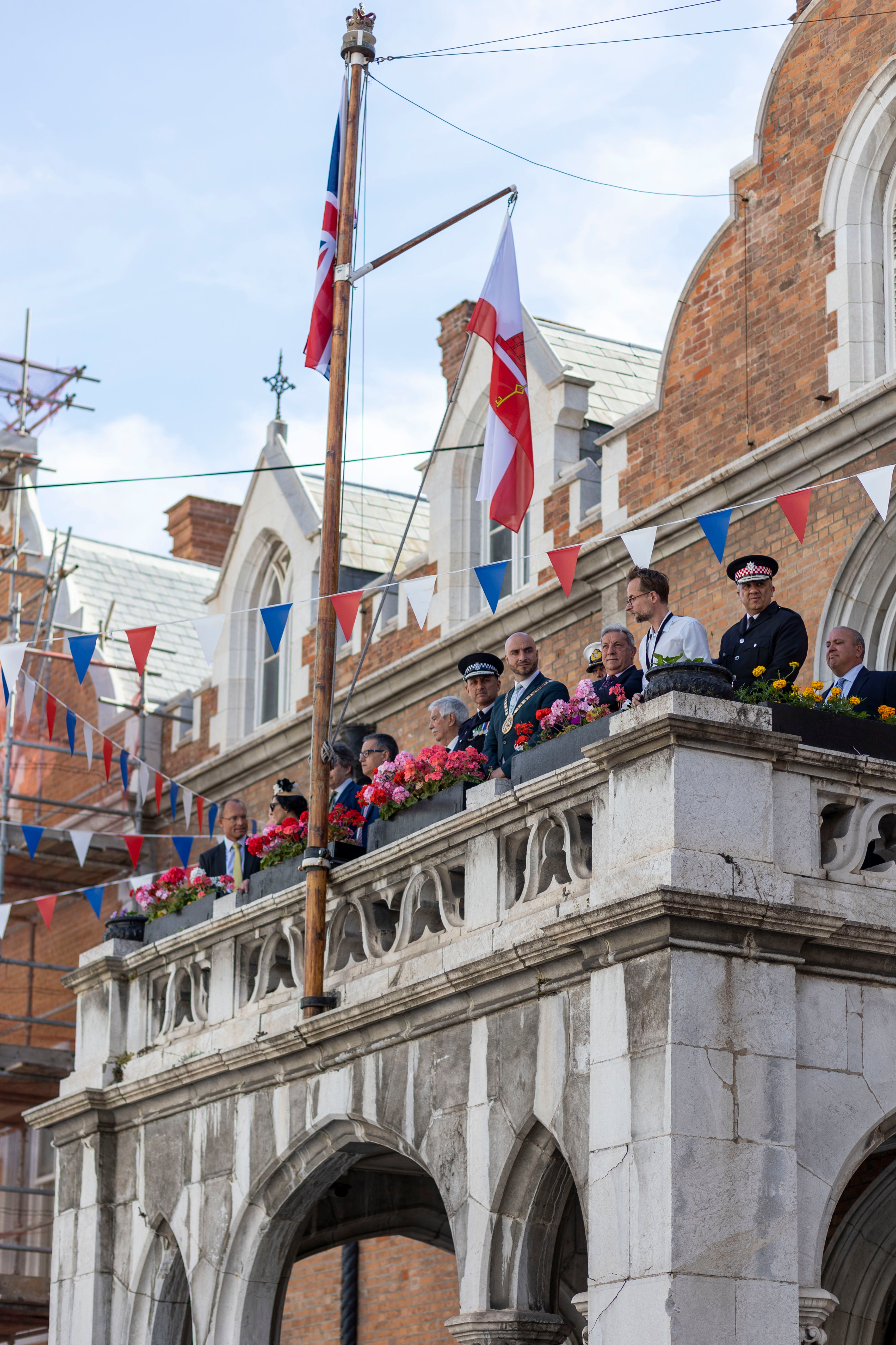 Gibraltar's essential services Coronation parade, in pictures