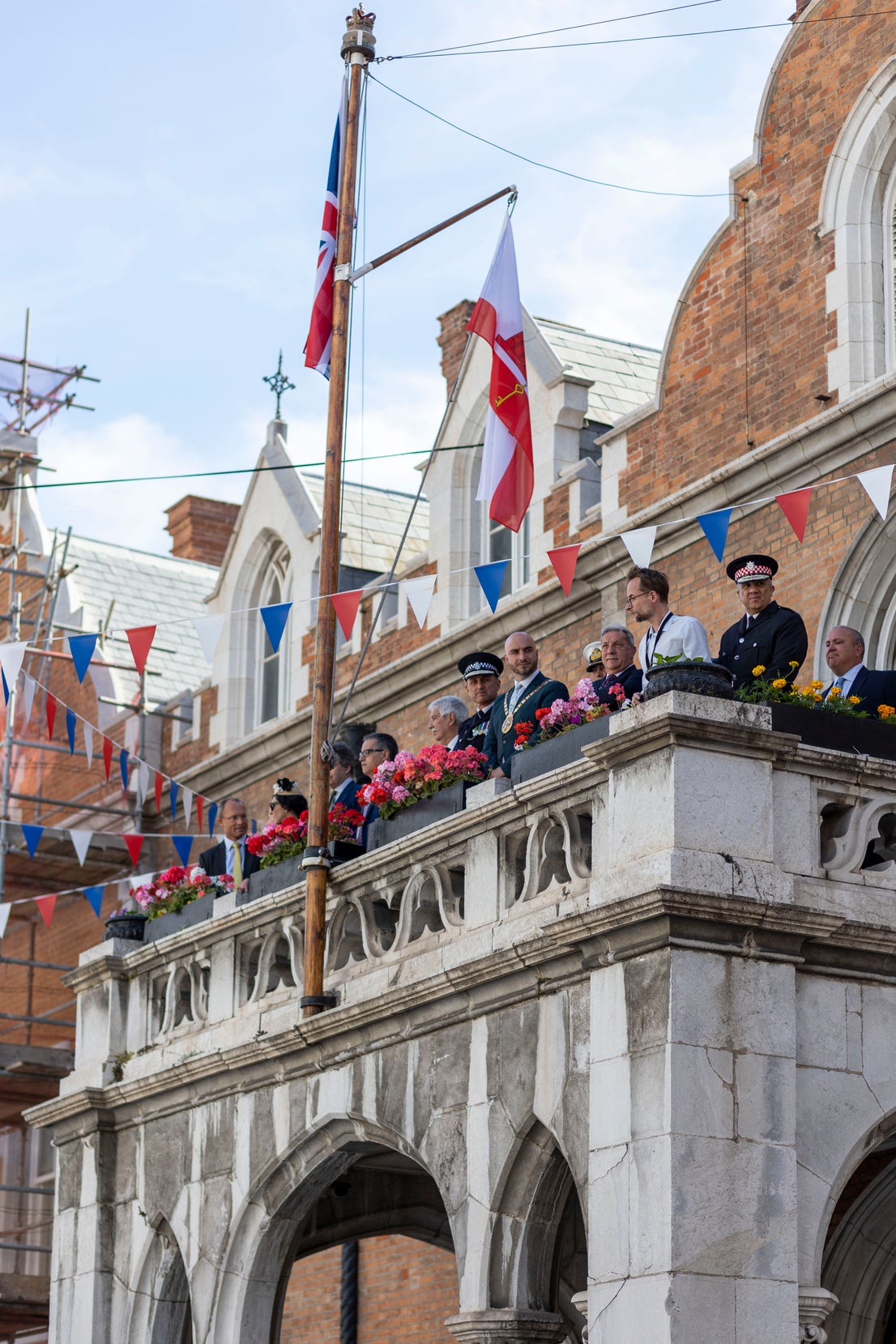Gibraltar's essential services Coronation parade, in pictures