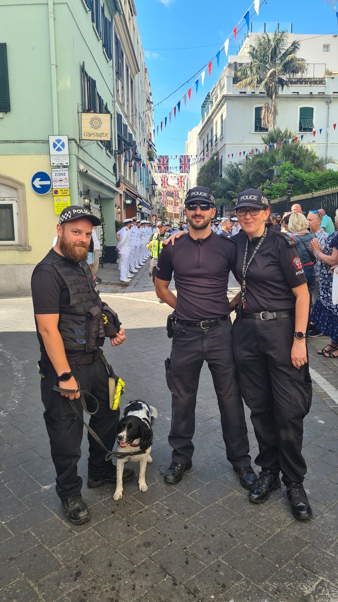Gibraltar's essential services Coronation parade, in pictures