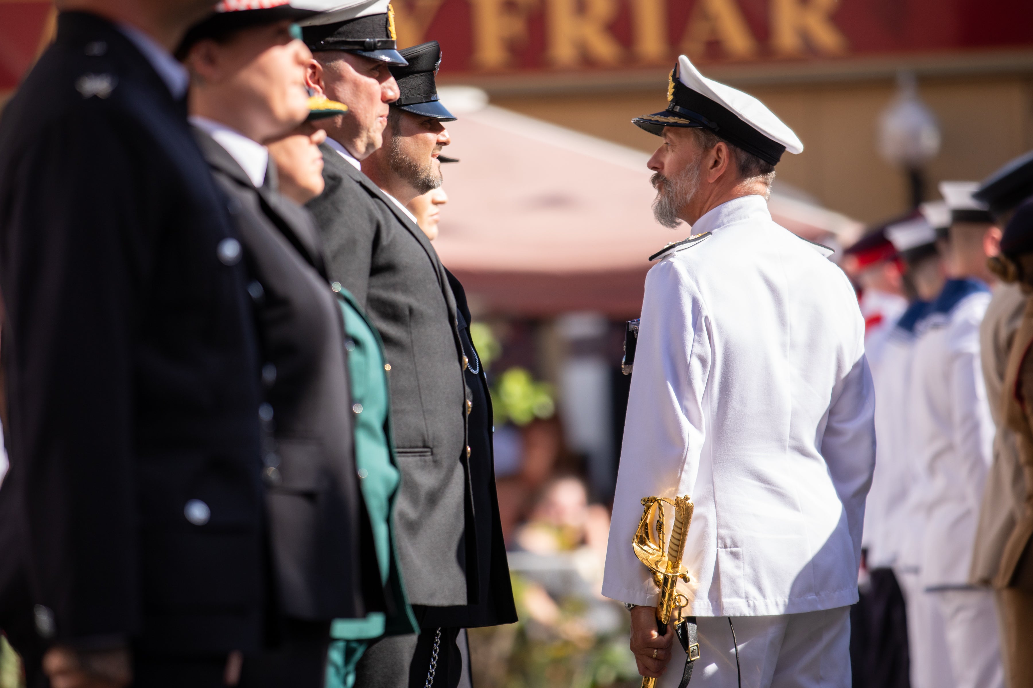 Gibraltar's essential services Coronation parade, in pictures