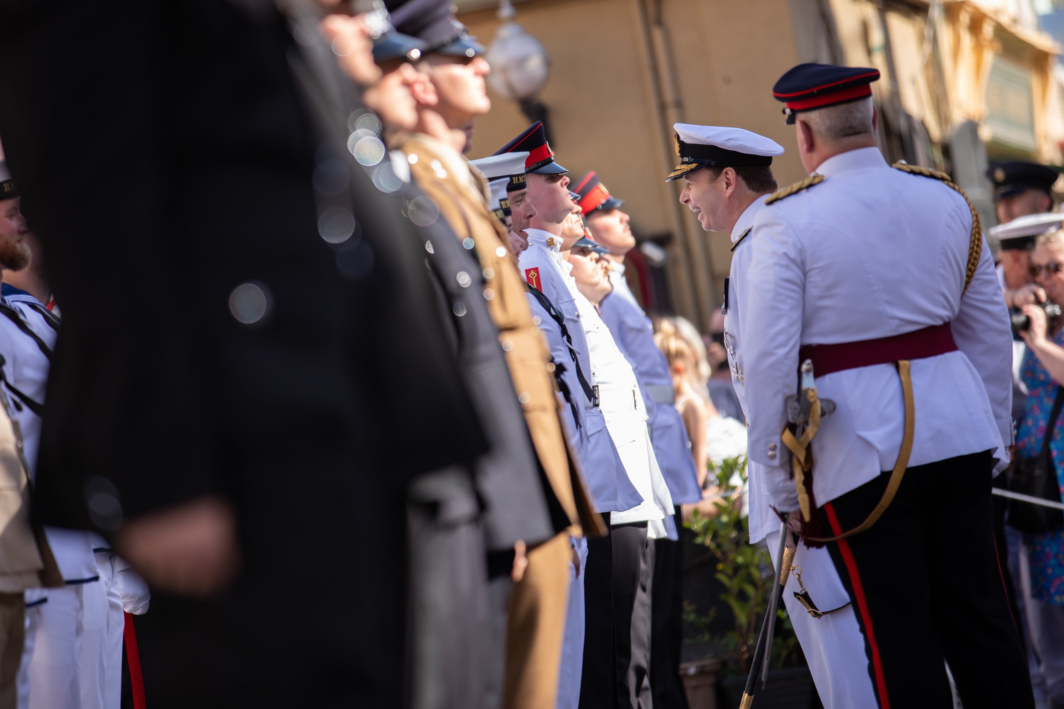 Gibraltar's essential services Coronation parade, in pictures