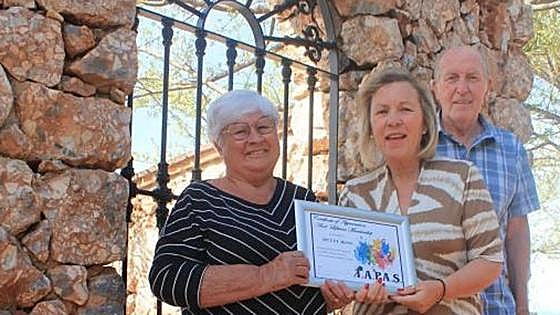 TAPAS member honoured for 20 years of service