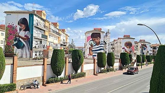 Graffiti artist Kato completes five stunning spray-painted murals in Ronda