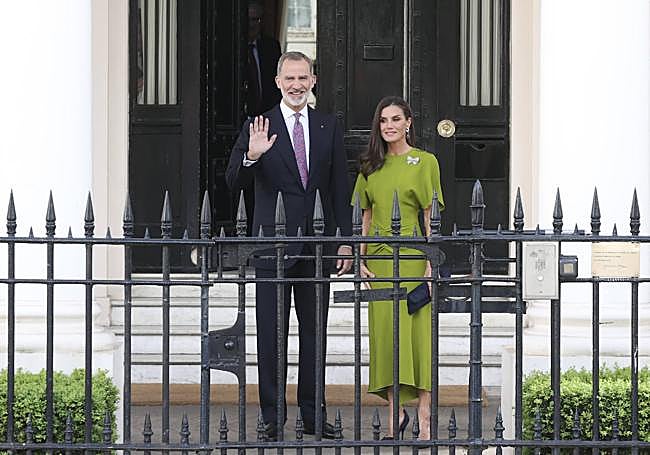 The couple in London on Friday evening.