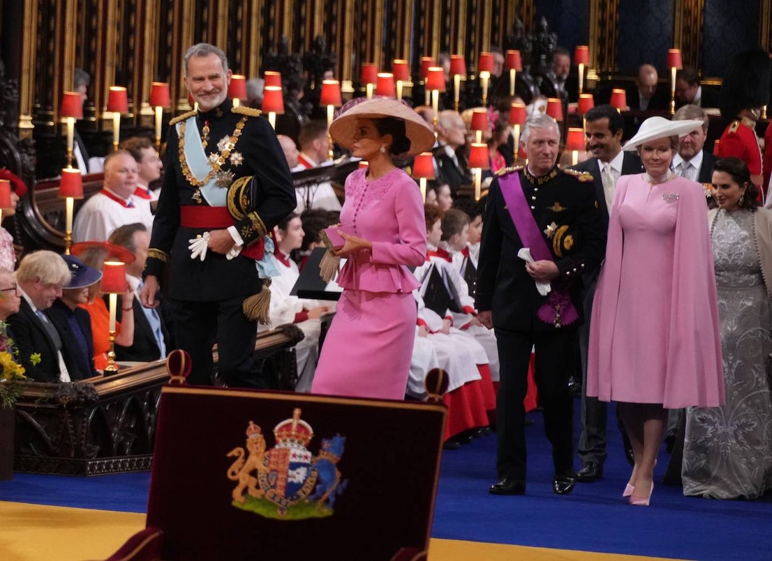 Spanish royals at Charles's coronation