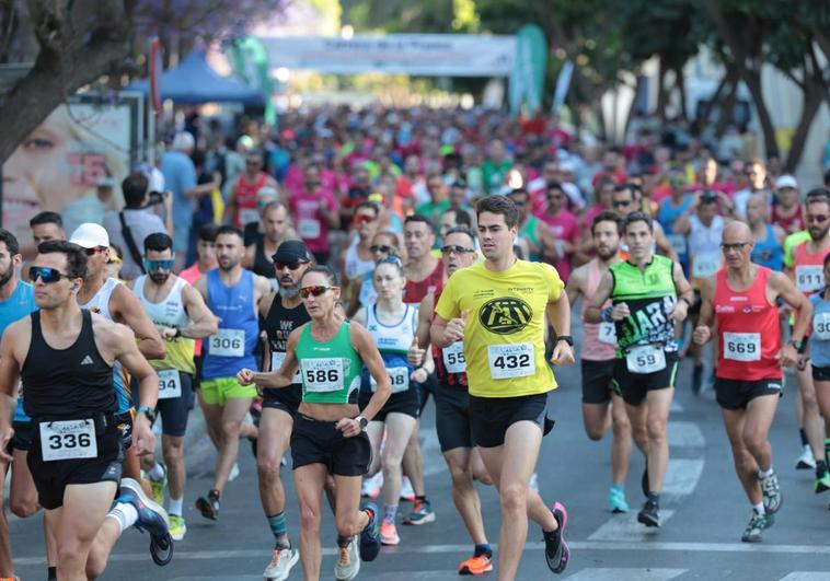 Malaga run: 1,000 take to the streets for earthquake victims and press freedom