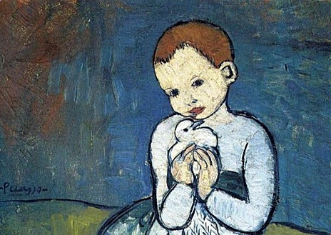 Imagen secundaria 1 - Doves in Picasso's paintings.
