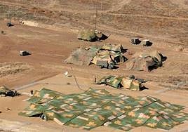 A military training camp (file image)