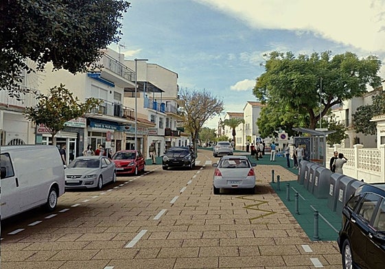 The renovation work has begun in El Calvario.