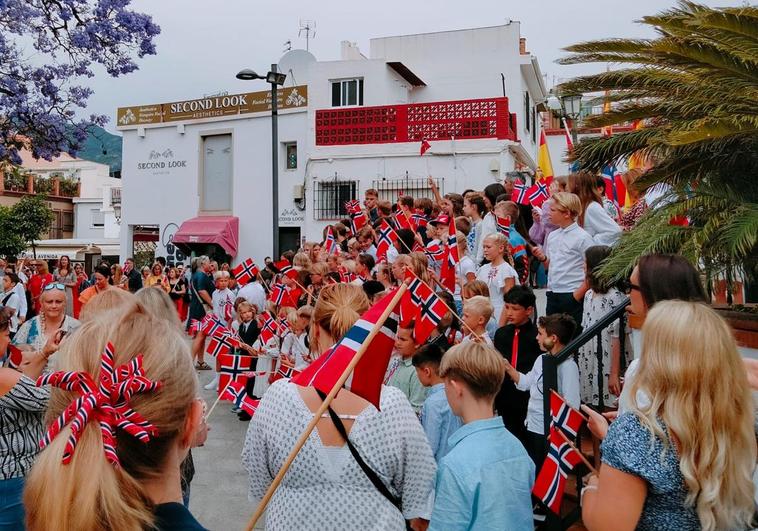 Norway&#039;s Constitution Day marked on Costa del Sol, in pictures