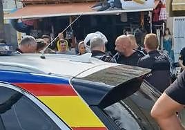 The moment the alleged perpetrator was arrested.