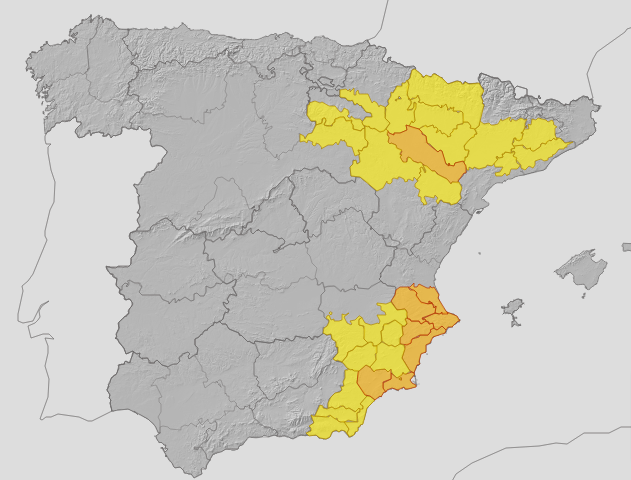 Weather alerts for today: Tuesday, 23 May.