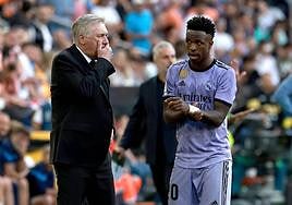 Vinícius Júnior during the match.