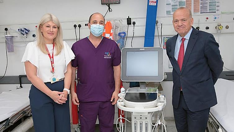 A&E department introduces diagnostic ultrasound machine