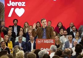 Pedro Sánchez in Jerez de la Frontera