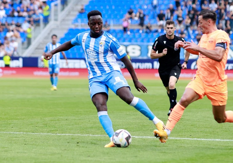 Arvin Appiah became the first Englishman to score for Malaga.