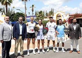 The presentation of the tournament at La Finca La Caridad in San Pedro.