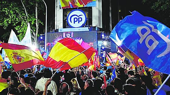 Spain swings to the right with PP party claiming local elections victory
