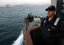 Navy Lieutenant José Antonio Parejo Cabezas: current commander of the patrol boat.