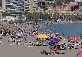 Tourists are beginning to fill the beaches of the Costa del Sol.