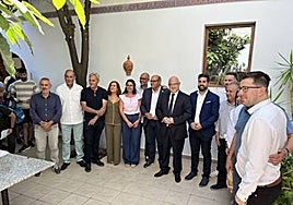 Lupiañez and Atencia (centre) on Saturday 10 June.