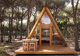 Glamping in Cadiz.