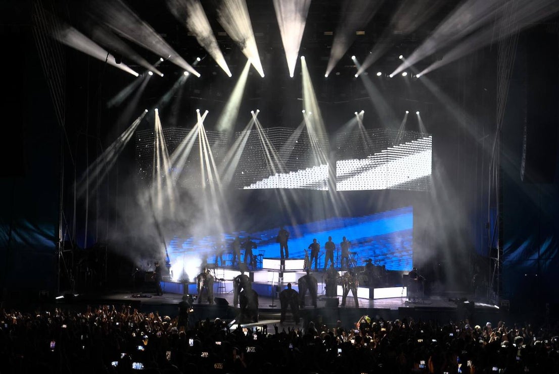 In pictures: Robbie Williams crowned 'king' at Marenostrum Fuengirola