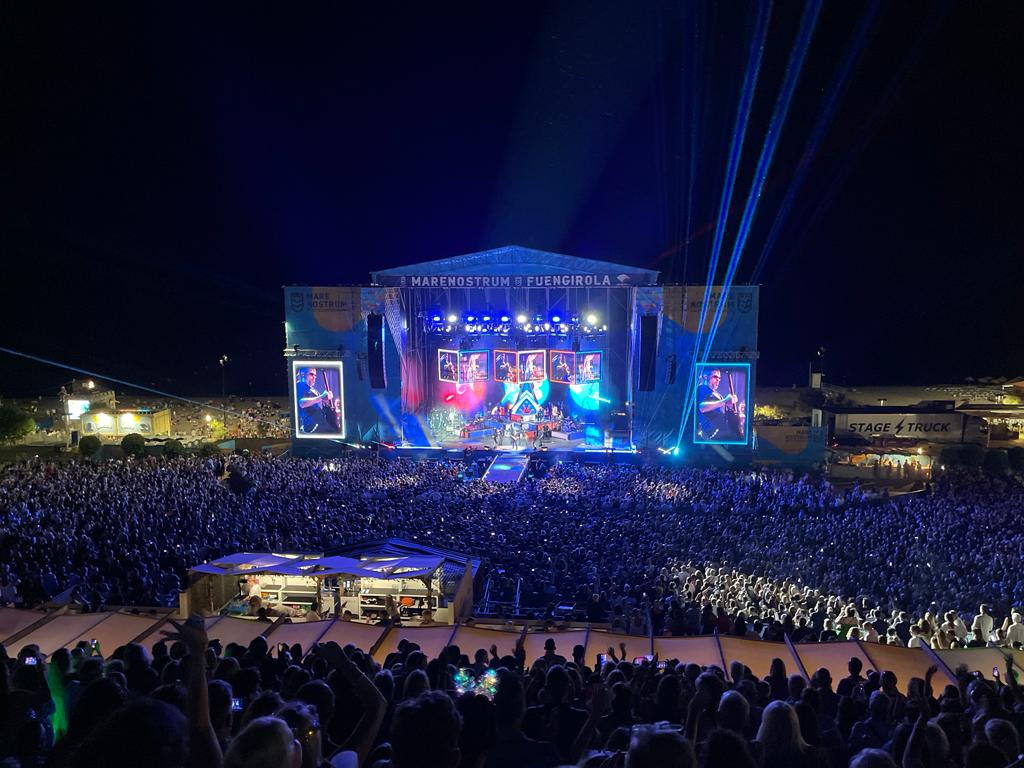 In pictures: Robbie Williams crowned 'king' at Marenostrum Fuengirola