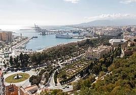 View of Malaga.