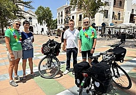 Bernadette and Günther Phillip on their arrival in Nerja.