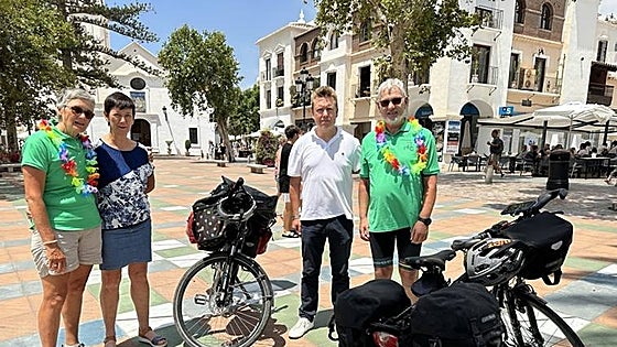 From Dortmund to Nerja's Balcón de Europa by bike