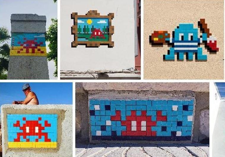 French urban artist 'Invader' misses start of mosaic trial in Malaga