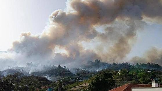 Huge La Palma wildfire in Canary Islands forces more than 500 residents to leave their homes
