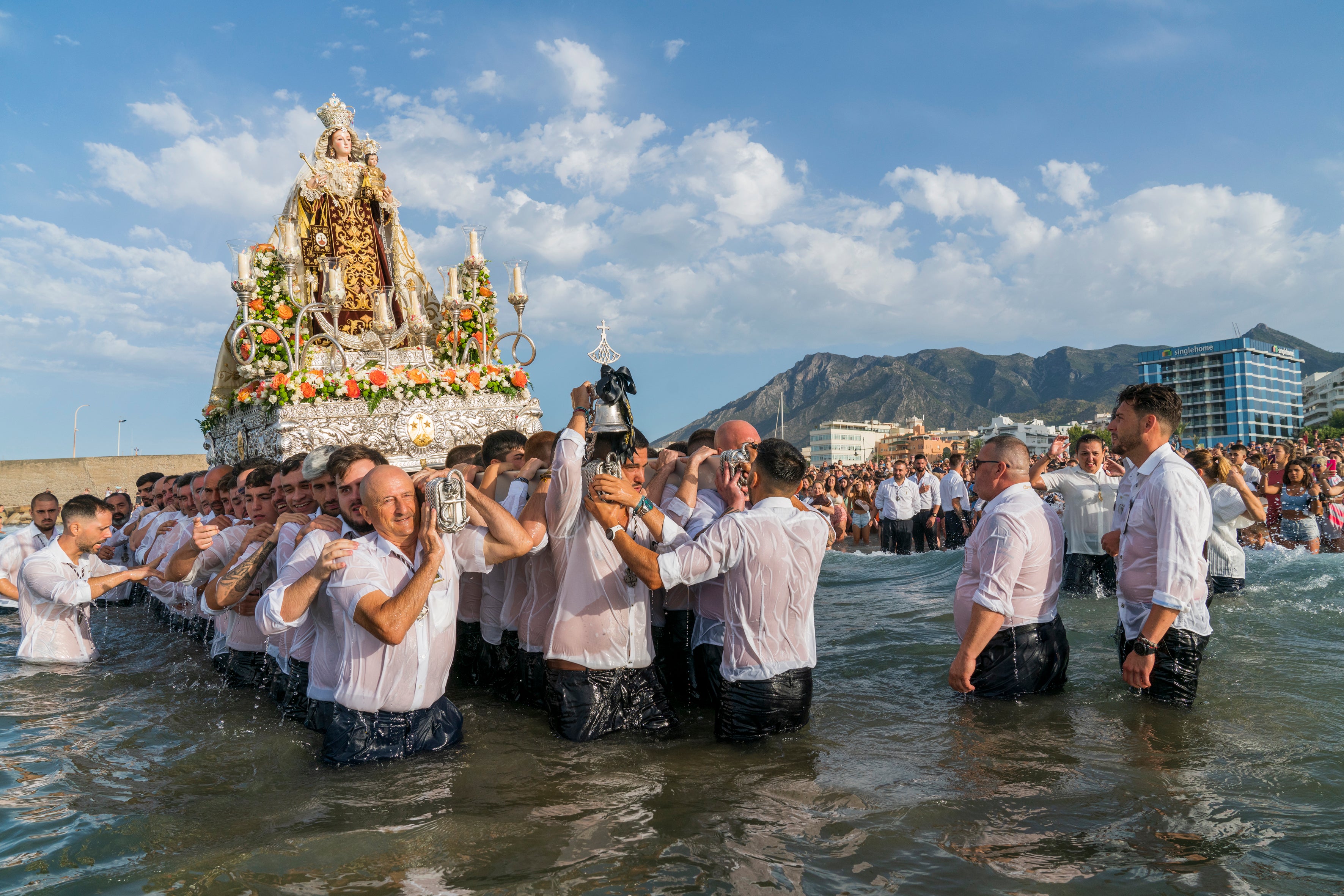 The Costa del Sol celebrates the patron saint of seafarers, in pictures