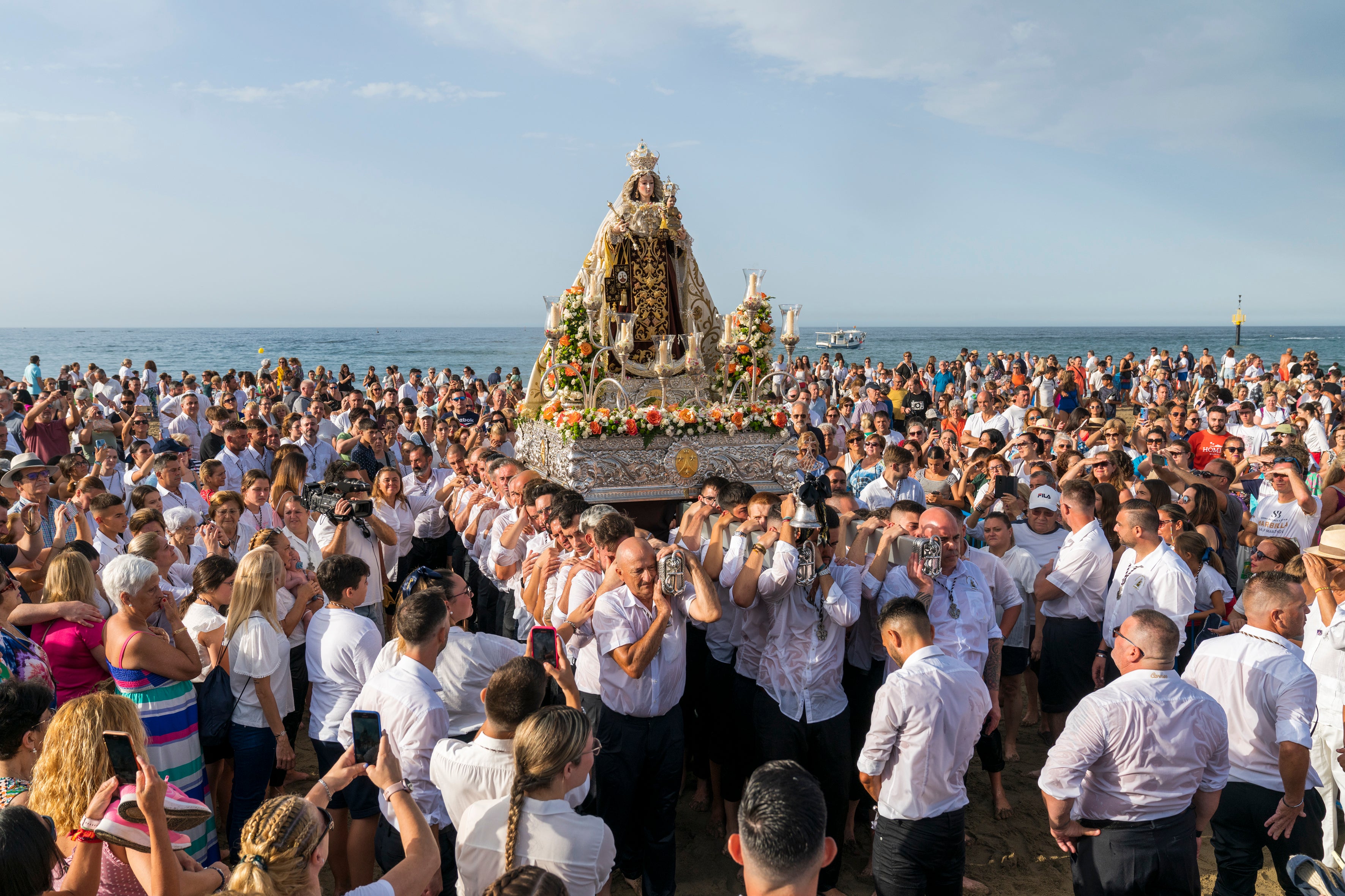 The Costa del Sol celebrates the patron saint of seafarers, in pictures