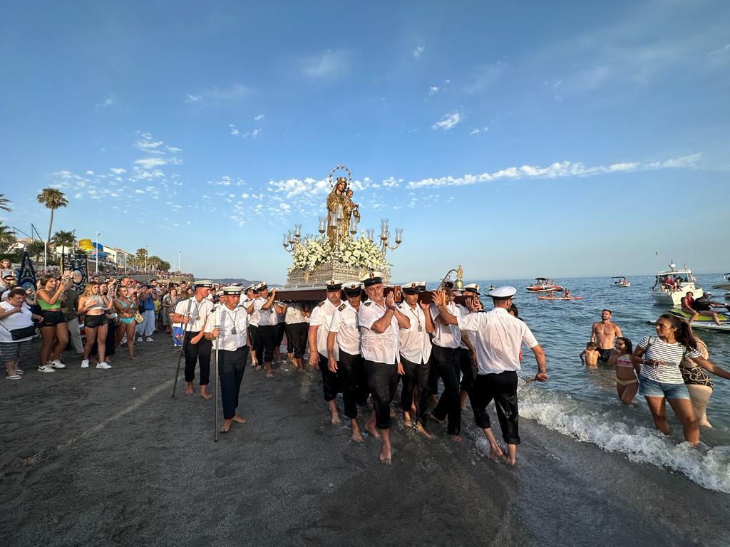 The Costa del Sol celebrates the patron saint of seafarers, in pictures