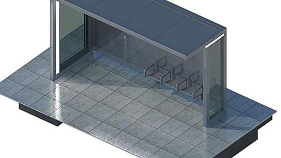 New cool bus stops on the way in Andalucía, lowering temperatures inside by as much 28C on hot summer days