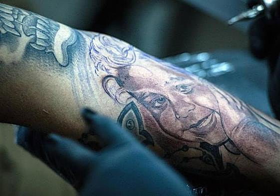 File image of a tattoo studio.