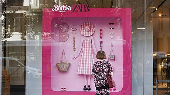 Spanish giant Zara joins other fashion brands cashing in on the Barbie craze