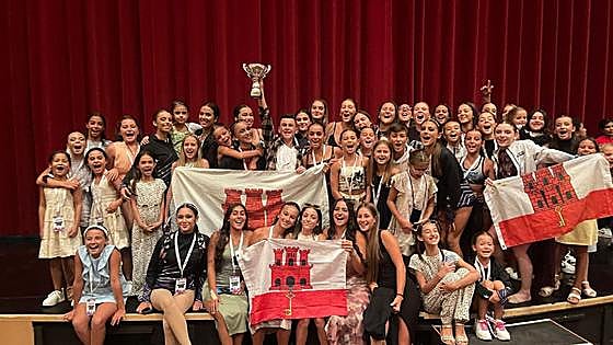 Gibraltar dance groups presented with international award at competition in Spain