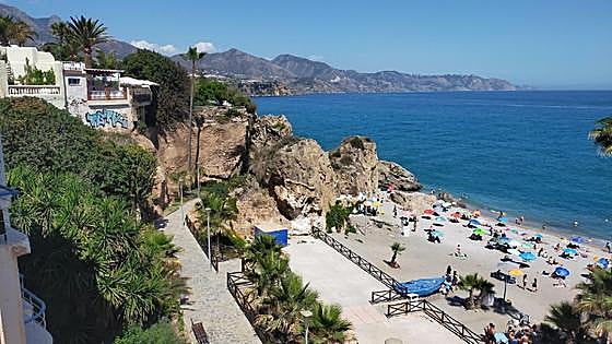 Nerja: abundant spring, ironically