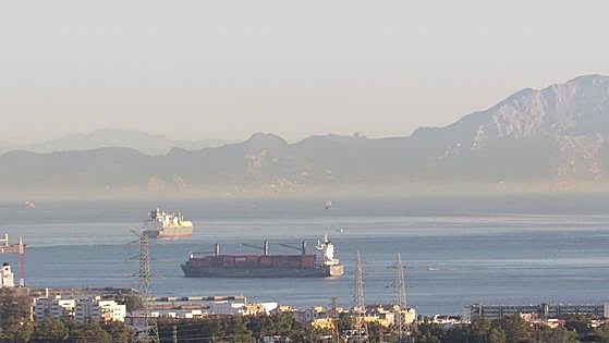 Ecologists warn of 'toxic cloud' in the Strait of Gibraltar caused by ships