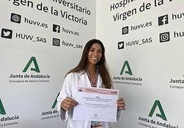 Alba García, specialist in Physical and Rehabilitation Medicine.