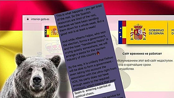 Russia unleashes huge campaign of cyber attacks on Spain
