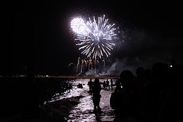 The drone show and fireworks display marked the opening of Malaga Feria 2023 on Friday night
