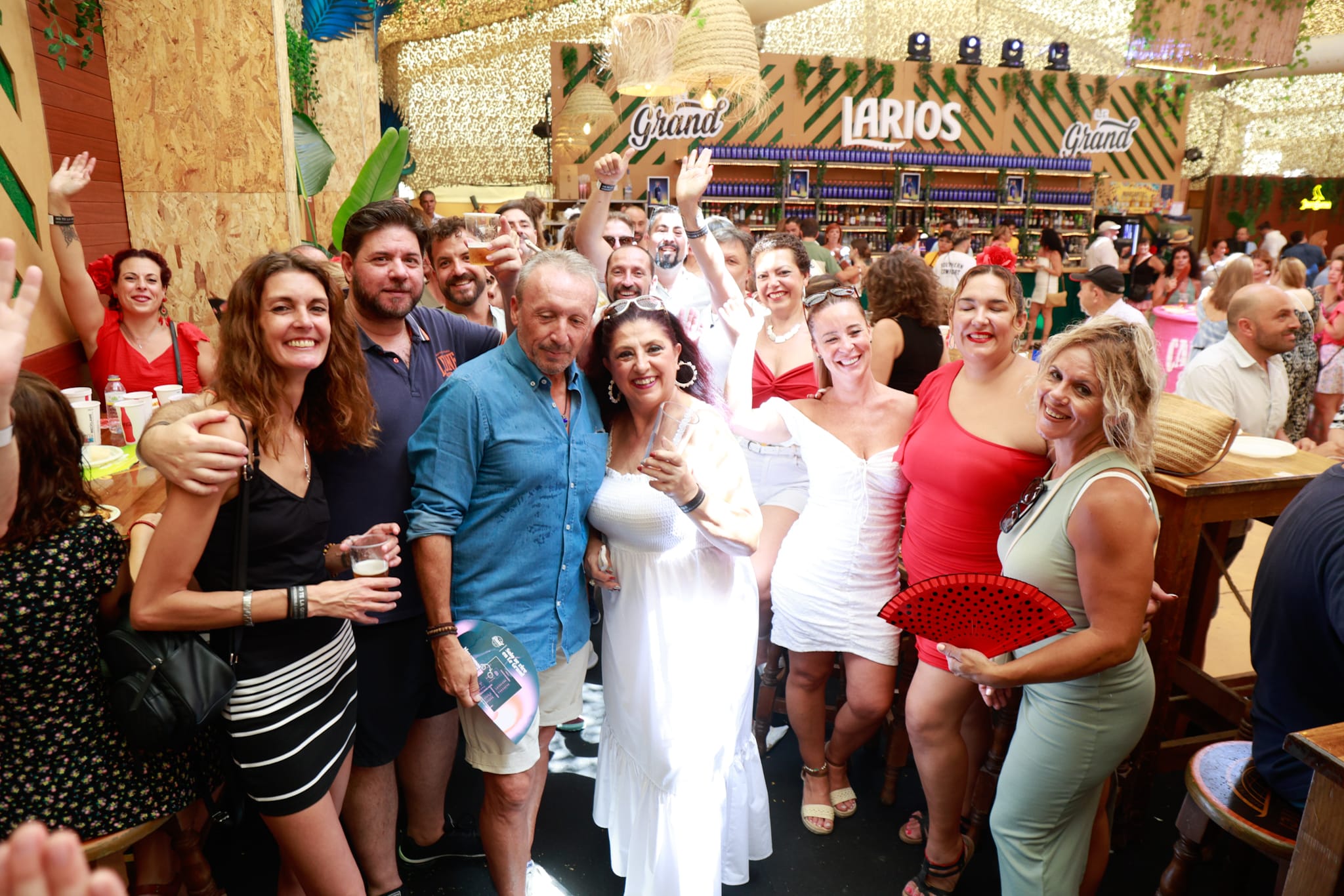 Tuesday's best images of Malaga's spectacular summer fair