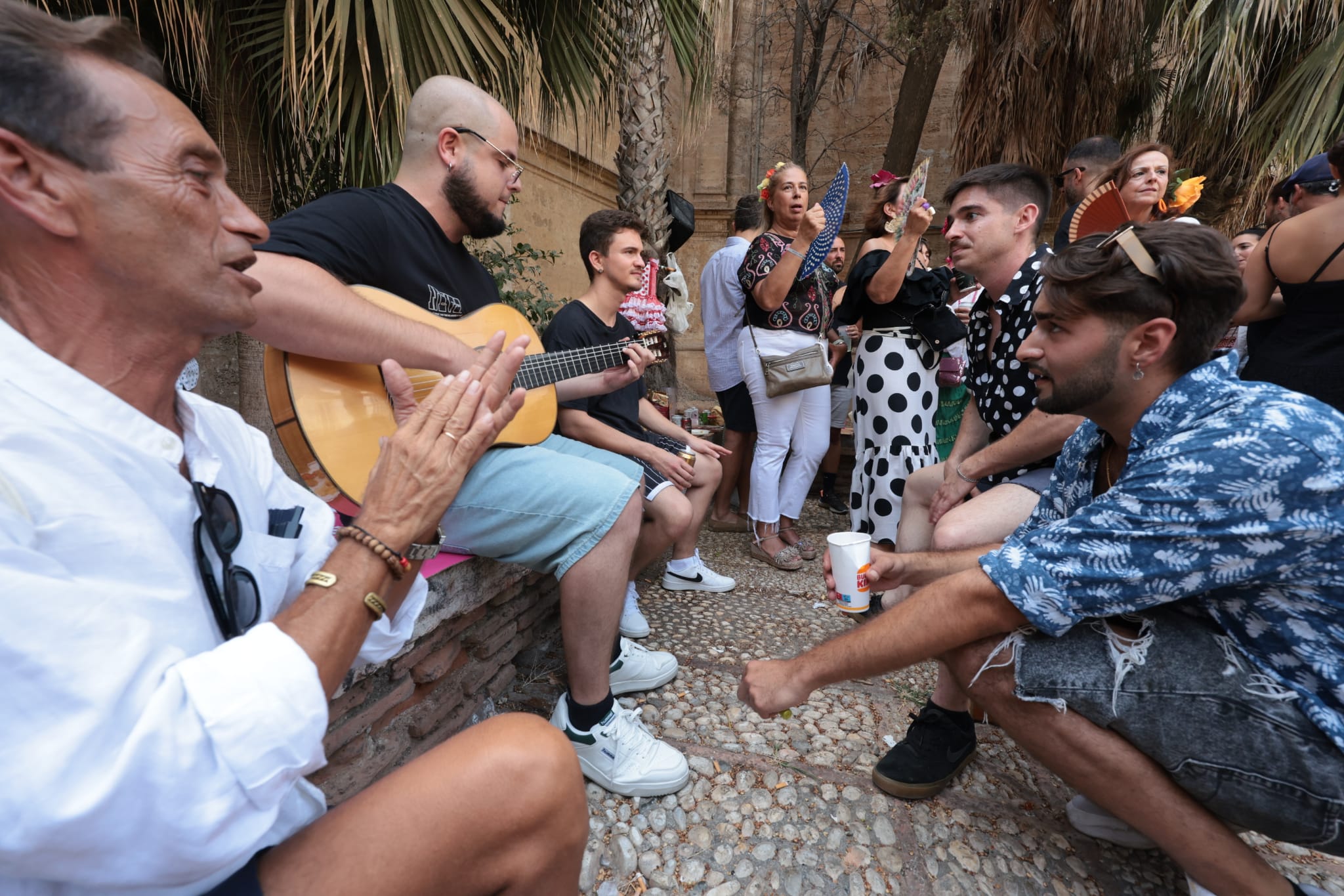 Tuesday's best images of Malaga's spectacular summer fair